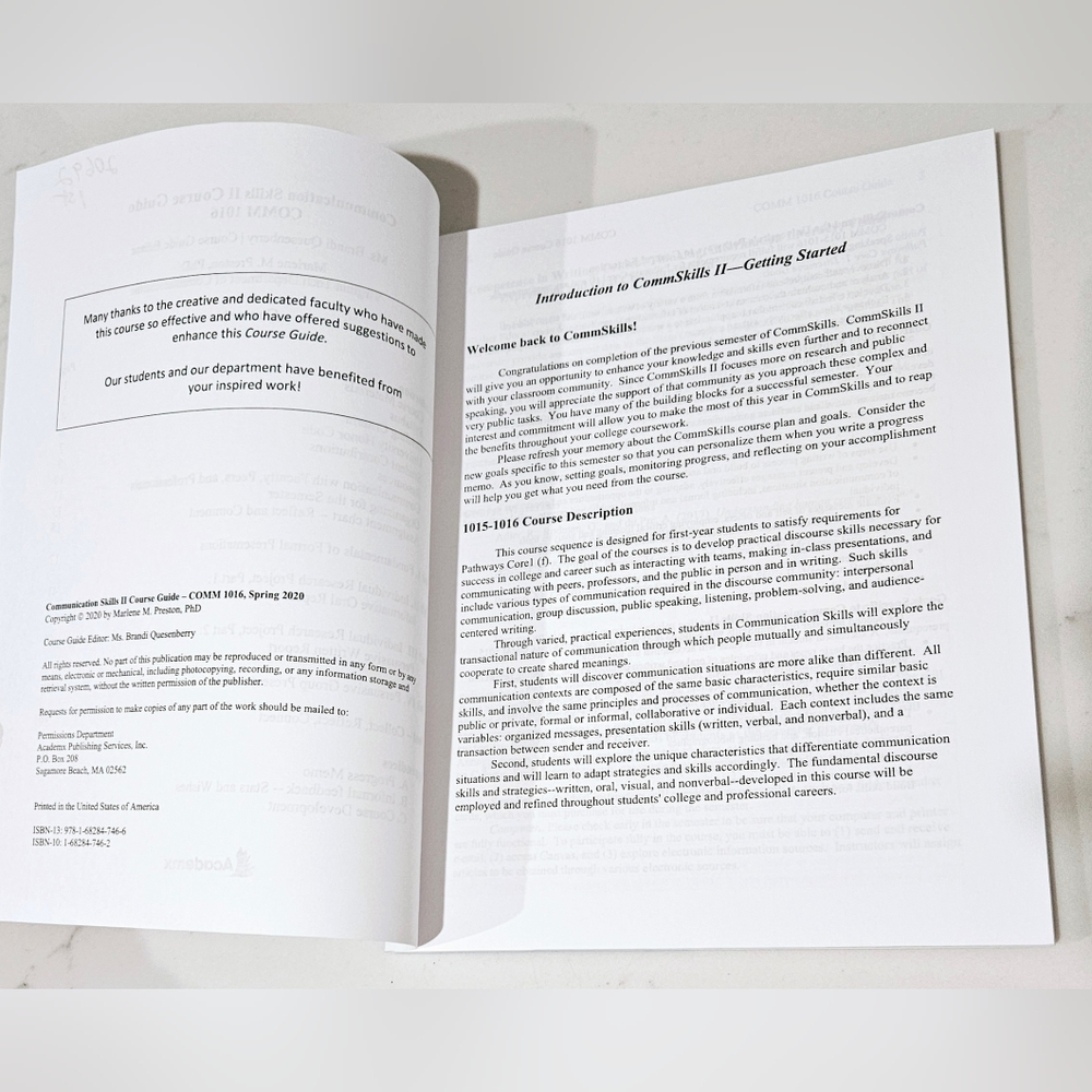 BOGO Communication Skills II Course Guide Paperback Textbook - Picture 5 of 7